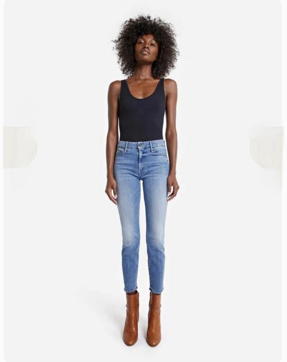 MOTHER Women’s The Looker Crop Light Wash Jeans size 30 251